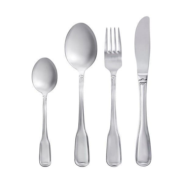 Прибори за хранене от неръждаема стомана в сребрист цвят 16 бр. Attaché – Gense