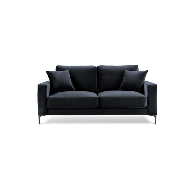 Тъмносин кадифен диван , 158 см Harmony - Kooko Home