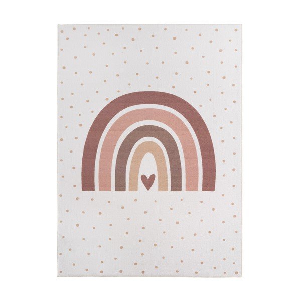 Кремав детски килим подходящ за пране 160x230 cm Coco 1132 – Ayyildiz Carpets