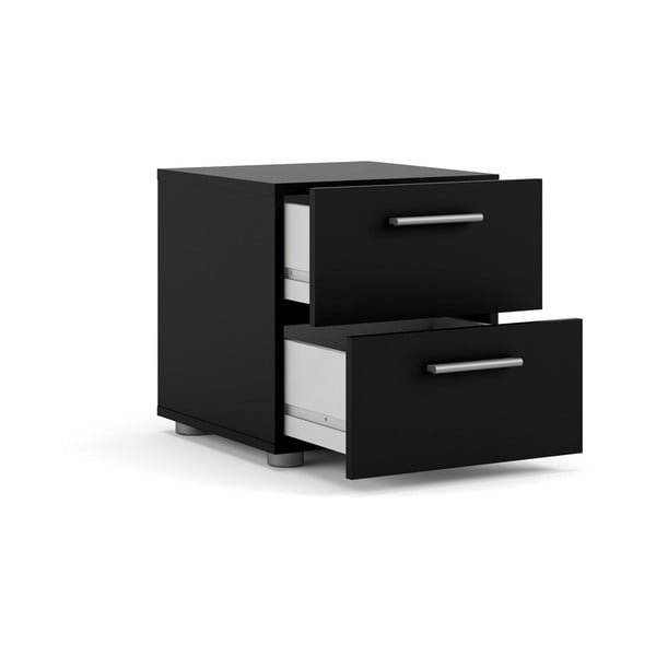 Черно нощно шкафче Pepe - Tvilum-image-3