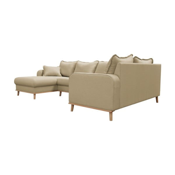 Бежов ъглов диван (ляв ъгъл) Beata - Ropez-image-3