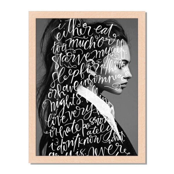 Obraz v rámu Liv Corday Scandi Doubts, 30 x 40 cm
