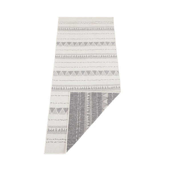 Сив и кремав килим на открито , 80 x 350 cm Bahamas - NORTHRUGS-image-2
