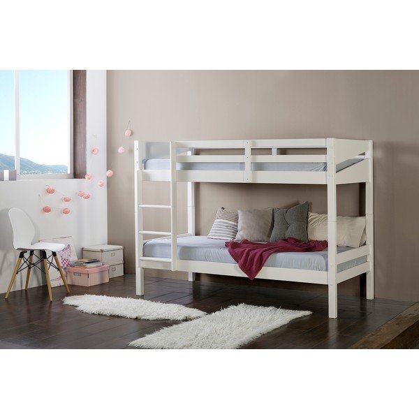 Бяло двуетажно легло , 90 x 200 cm Torino - Marckeric-image-1