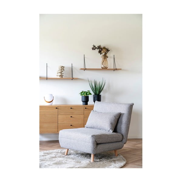 Светлокафява стъклена ваза (височина 31 cm) – House Nordic-image-4