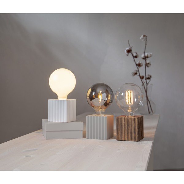 Кафява основа за лампа 10 cm Box - Star Trading-image-4