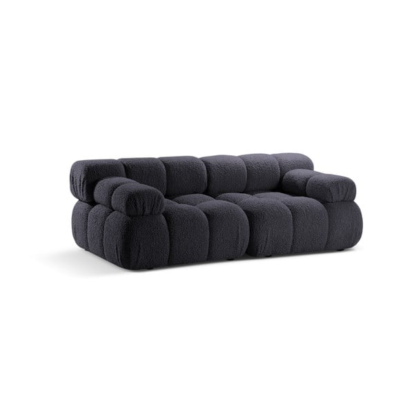 Антрацитен модулен диван от букле 188 cm Bellis – Micadoni Home-image-4
