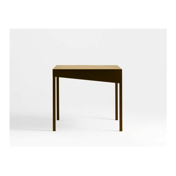 Konferenční kovový stůl ve zlaté barvě Custom Form Obroos, 80 x 80 cm
