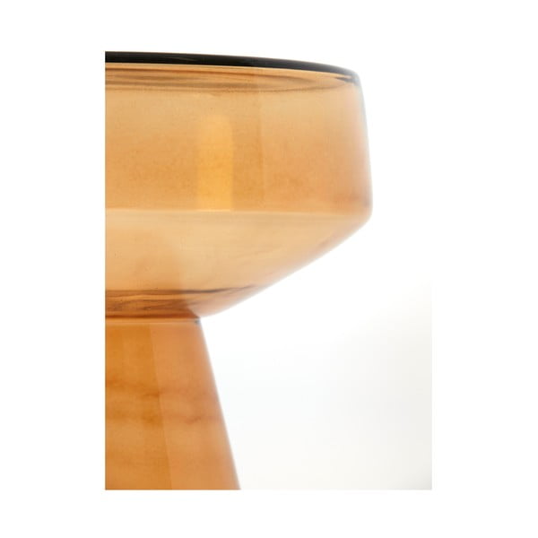 Стъклена кръгла странична масичка ø 37 cm Dakwa – Light & Living-image-2