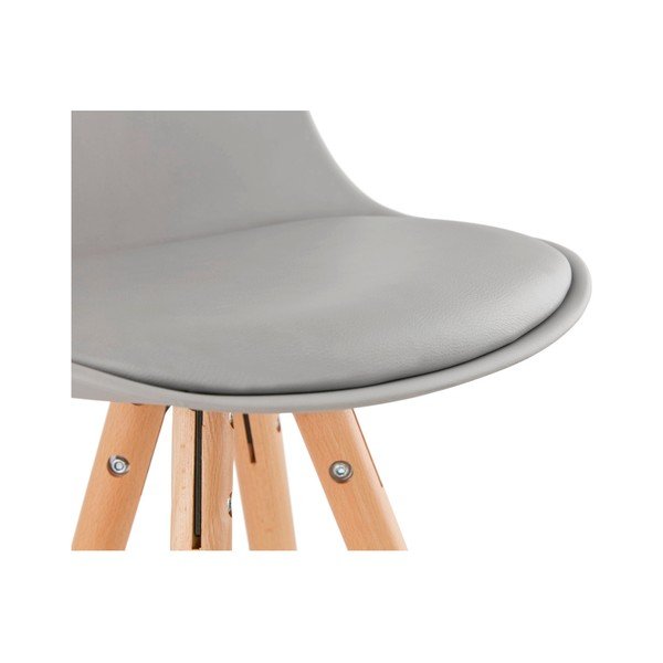 Сив бар стол , височина на седалката 64 cm Anau - Kokoon-image-1