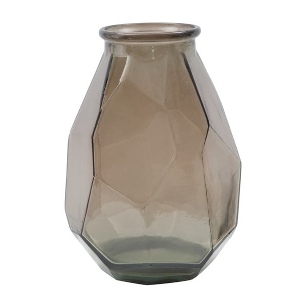 Кафява ваза от рециклирано стъкло Ambra, ⌀ 25 cm - Mauro Ferretti