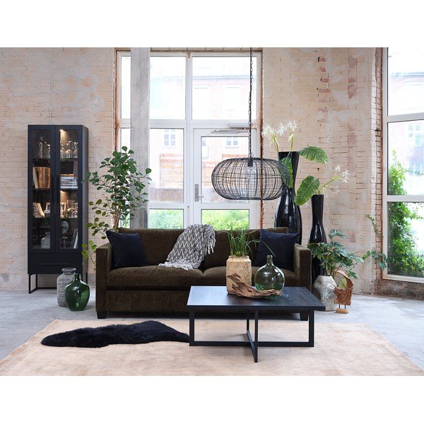 Масичка за кафе от черен дъб , 100 x 100 cm Elliot - Canett-image-4