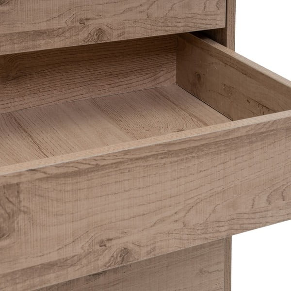 Отворен модулен шкаф от декор от дъб  в естествен цвят 60x180x45 cm Modular – Casa Selección-image-3