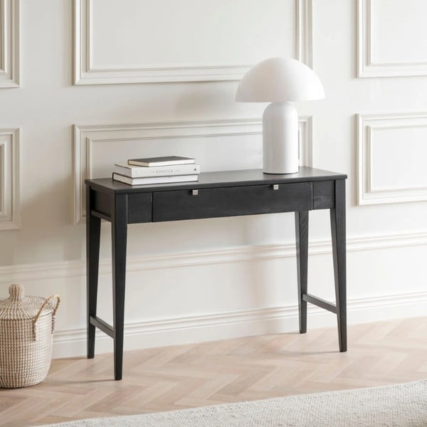 Конзолна маса Fulla от черен дъб Confetti - Rowico-image-1