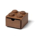 Детска кутия за съхранение, изработена от тъмно оцветена дъбова дървесина Wood - LEGO®