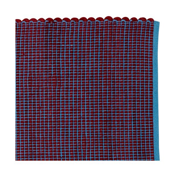 Лилав и син килим от вълна и памук Lexa, 80 x 200 cm - Hübsch-image-2