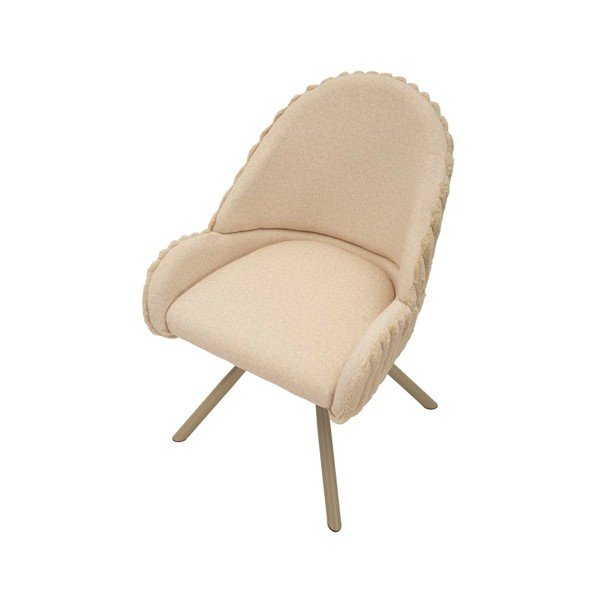 Кремави тапицирани трапезни столове в комплект с подлакътници 2 бр. Stockholm – Mauro Ferretti-image-3