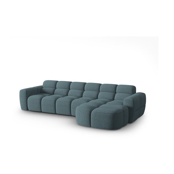 Син ъглов диван Lisa – Micadoni Home-image-3