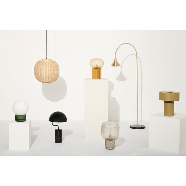 Настолна лампа в бял и зелен цвят (височина 33 cm) Sphere – Hübsch-image-1