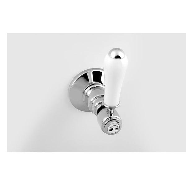 Вградена душ батерия в лъскаво-сребрист цвят (2 изхода) Antea – Sapho-image-2