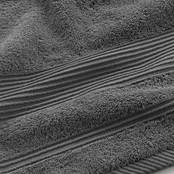 Тъмносива памучна хавлиена кърпа от тери 90x150 cm Tendresse – douceur d'intérieur-image-2