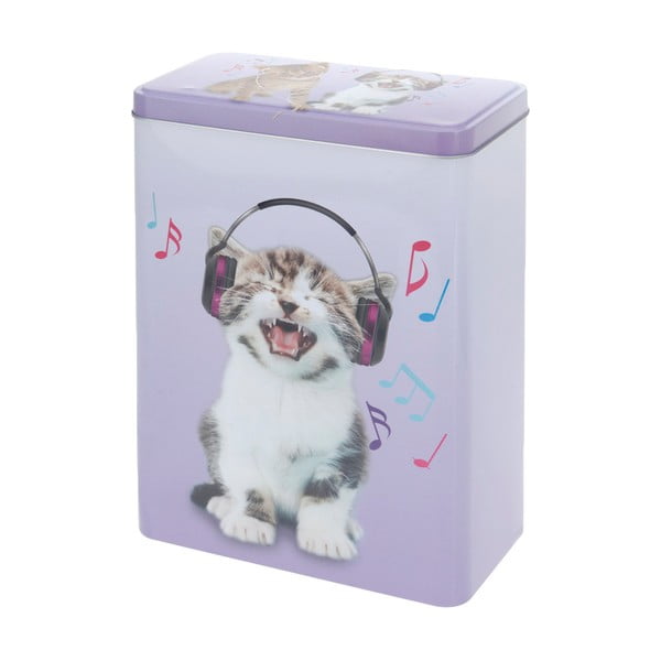 Метална кутия Music Kitty, 18x25 cm - Postershop