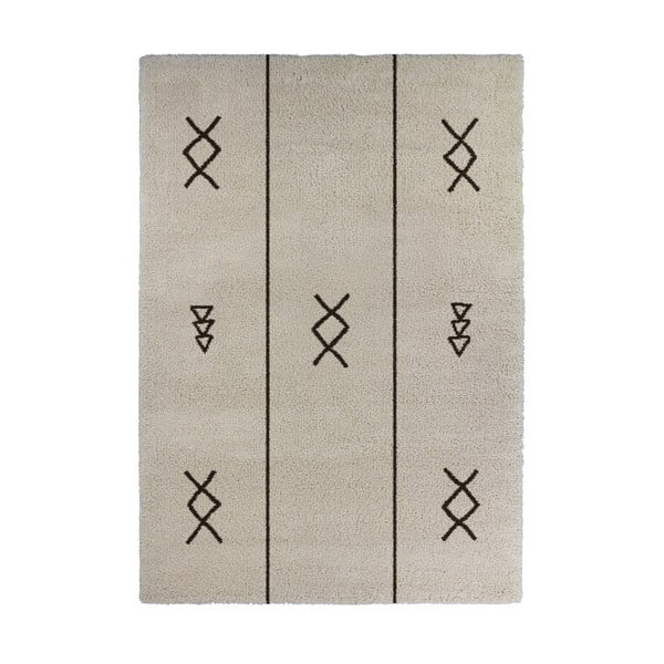 Béžový koberec Calista Rugs Venice Symbols, 120 x 170 cm