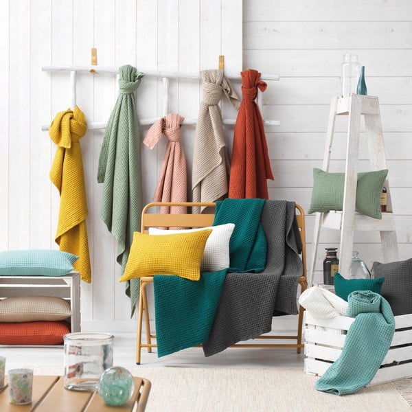 Декоративна възглавница 30x50 cm Gaufrette – douceur d'intérieur-image-1