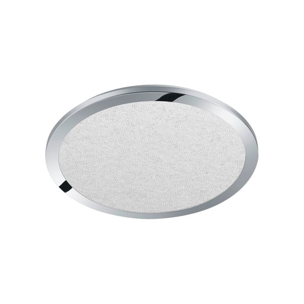 LED осветително тяло за таван в лъскаво-сребрист цвят ø 40 cm Cinzia - Trio