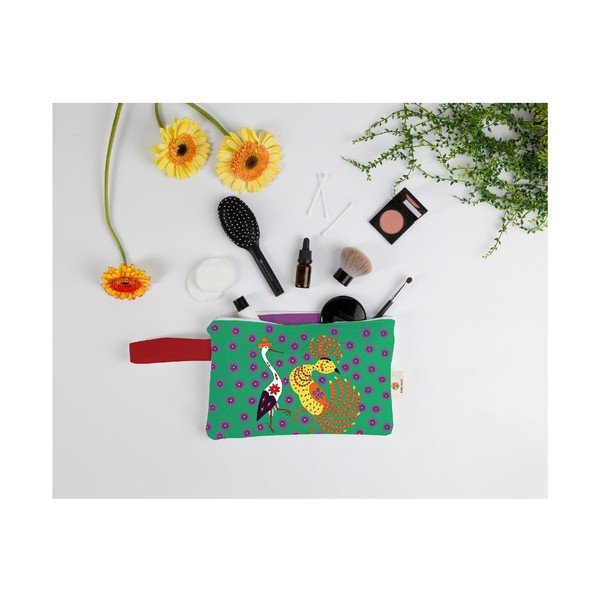 Козметична чанта с памучна смес La Bomba La Bamba - Madre Selva-image-1