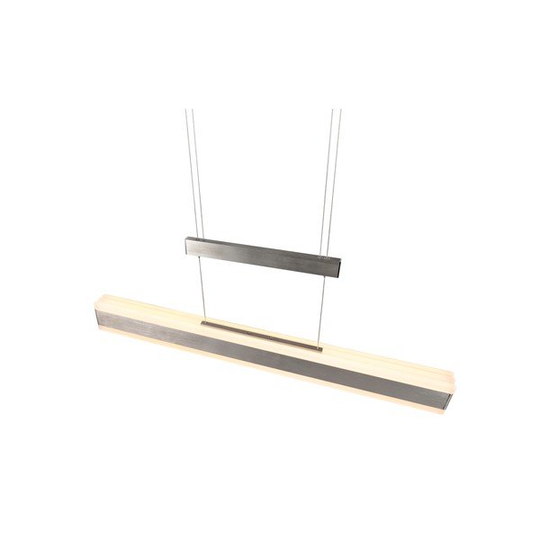 LED висящо осветително тяло в матово сребрист цвят с метален абажур Arcola – Trio-image-4