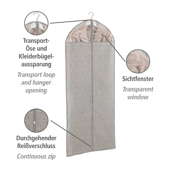 Бежово покривало за костюм Balance, 150 x 60 cm - Wenko-image-4