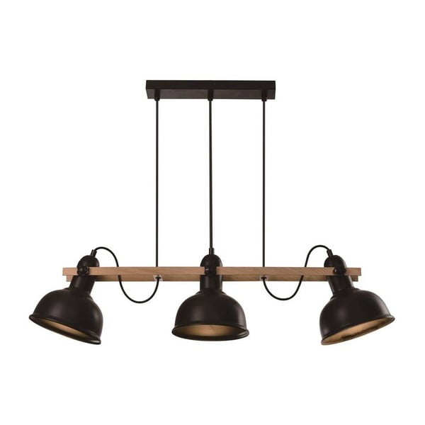 Черна висяща лампа с метален абажур 18x78 cm Reno - Candellux Lighting