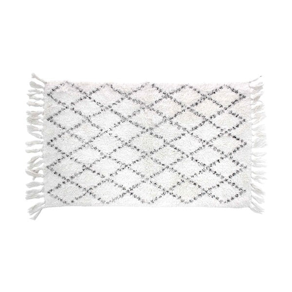 Бял килим за баня 50x80 cm Latika – douceur d'intérieur