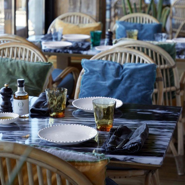 Бяла десертна чиния от керамика , ⌀ 22 cm Pearl - Costa Nova-image-2