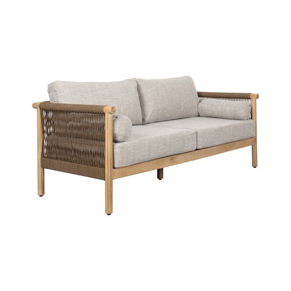 Сиво-бежов тапициран градински комплект за отдих за 3 души Oasis – Dutchbone-image-3