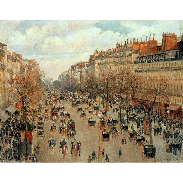 Репродукция на картина 90x70 cm Boulevard Montmartre - Fedkolor