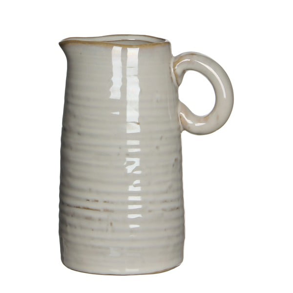 Keramická váza/džbán June Cream, 17 cm