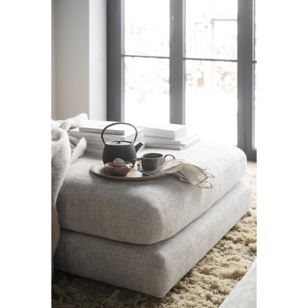 Кремава табуретка Duncan - Rowico-image-4