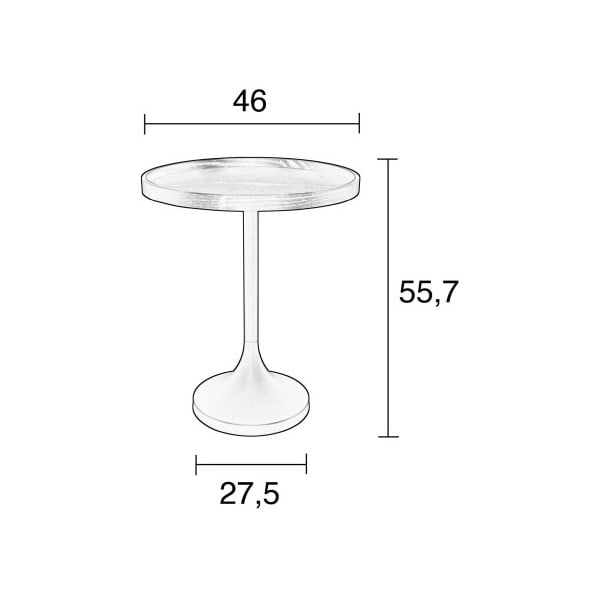 Черна масичка за кафе Jason - Zuiver-image-2