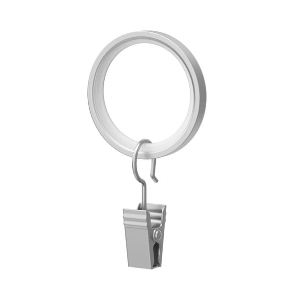 Пръстени за пердета с жабка в комплект от 7 Cappa - Umbra-image-3