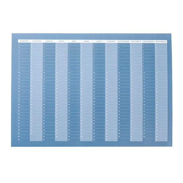 A3 Work Hard Desk Planner - Busy B-image-1