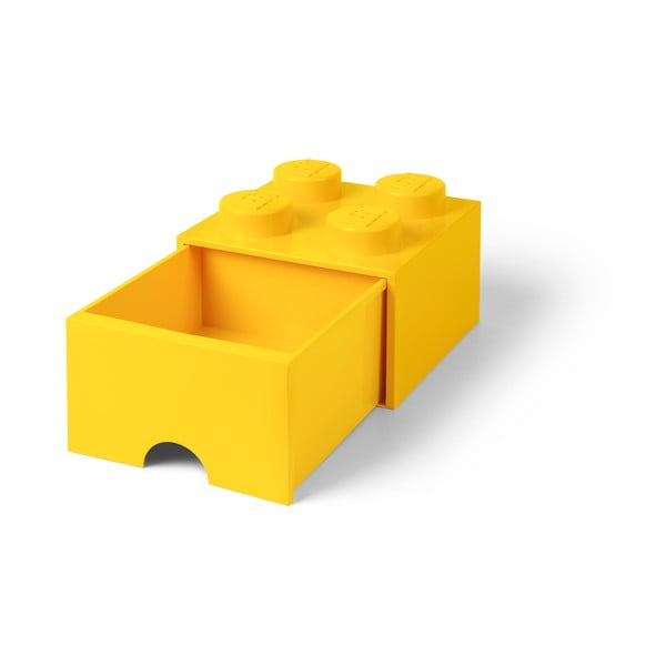 Жълта кутия за съхранение с чекмедже - LEGO®