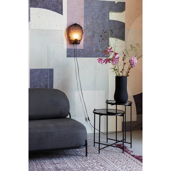 Черна стенна лампа Lena - White Label-image-2