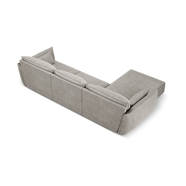 Светлосив ъглов диван (ляв ъгъл) Vanda - Mazzini Sofas-image-3