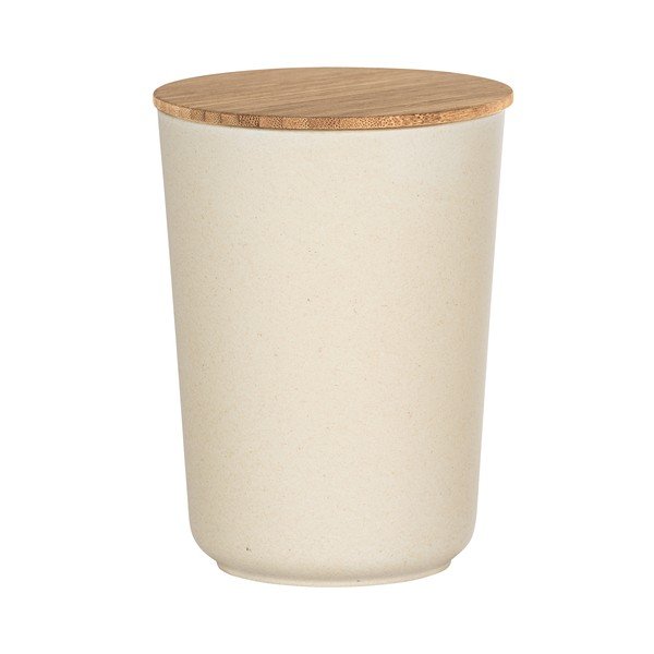 Бежова кутия за съхранение с бамбуков капак , 700 ml Bondy - Wenko-image-2