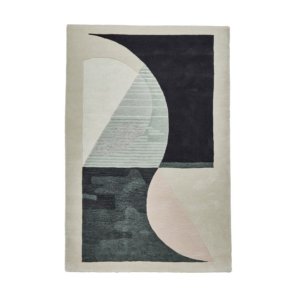 Сив вълнен килим Абстракт, 120 x 170 cm Michelle Collins - Think Rugs