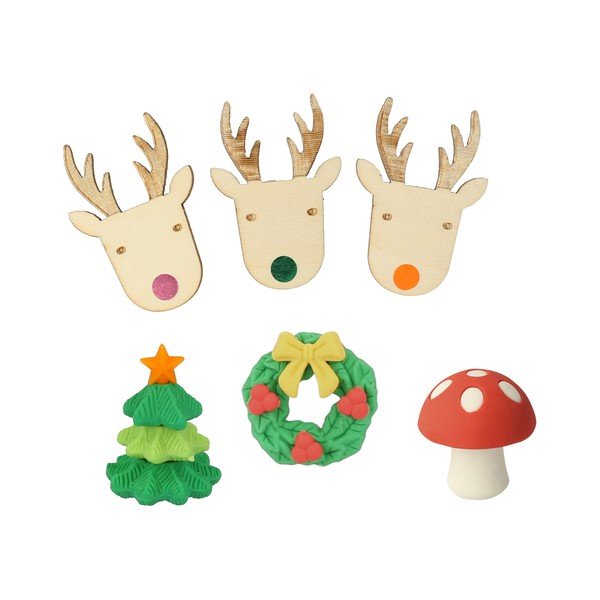 Коледни крекери в комплект от 6 бр. Reindeers in Jumpers – Meri Meri-image-2