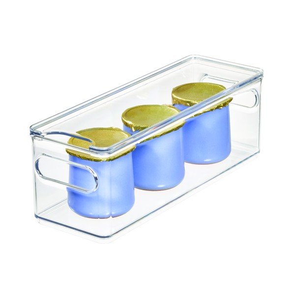 Прозрачна кутия за съхранение с капак iDesign The Home Edit, 31,1 x 10,8 cm - iDesign/The Home Edit-image-2