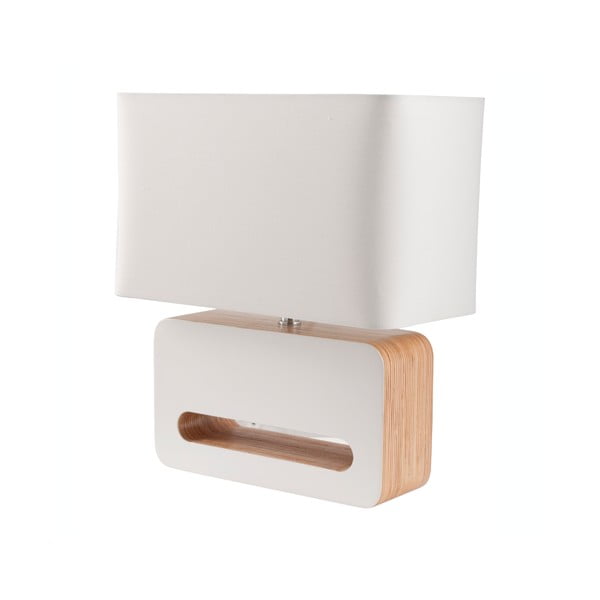 Bílá stolní lampa Zuiver Wood